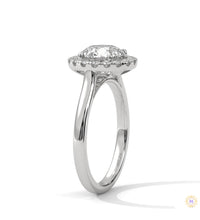 2.35 Ct. Halo Lab Diamond Engagement Ring
