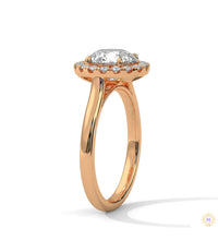 2.35 Ct. Halo Lab Diamond Engagement Ring