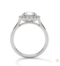 2.35 Ct. Halo Lab Diamond Engagement Ring
