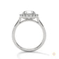 2.35 Ct. Halo Lab Diamond Engagement Ring