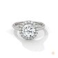 2.35 Ct. Halo Lab Diamond Engagement Ring