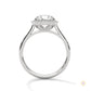 2.35 Ct. Round Halo Lab Diamond Engagement Ring