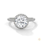 2.35 Ct. Round Halo Lab Diamond Engagement Ring