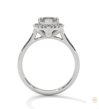 2.40 Ct. Marquise Halo Diamond Ring