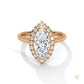 2.40 Ct. Marquise Halo Diamond Ring