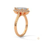 2.40 Ct. Marquise Halo Diamond Ring