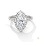 2.40 Ct. Marquise Halo Diamond Ring