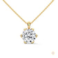 2.45 CT. 6-Prong Round Lab Diamond Pendant
