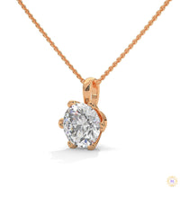 2.45 CT. 6-Prong Round Lab Diamond Pendant