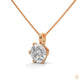 2.45 CT. 6-Prong Round Lab Diamond Pendant