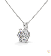 2.45 CT. 6-Prong Round Lab Diamond Pendant