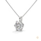 2.45 CT. 6-Prong Round Lab Diamond Pendant