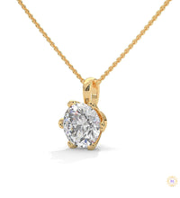 2.45 CT. 6-Prong Round Lab Diamond Pendant