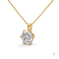 2.45 CT. 6-Prong Round Lab Diamond Pendant