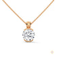2.45 CT. Lab Diamond Bezel Solitaire Pendant