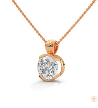 2.45 CT. Lab Diamond Bezel Solitaire Pendant