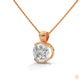 2.45 CT. Lab Diamond Bezel Solitaire Pendant