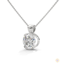 2.45 CT. Lab Diamond Bezel Solitaire Pendant