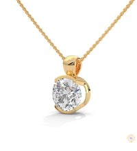 2.45 CT. Lab Diamond Bezel Solitaire Pendant