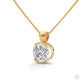 2.45 CT. Lab Diamond Bezel Solitaire Pendant