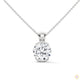 2.45 CT. Lab Diamond Bezel Solitaire Pendant