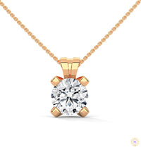 2.45 CT. Round Lab Diamond Pendant