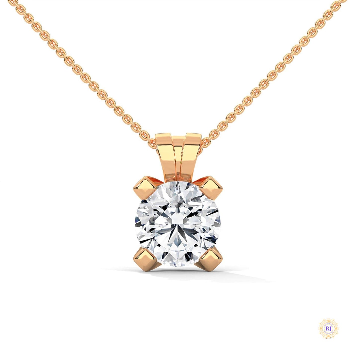 2.45 CT. Round Lab Diamond Pendant