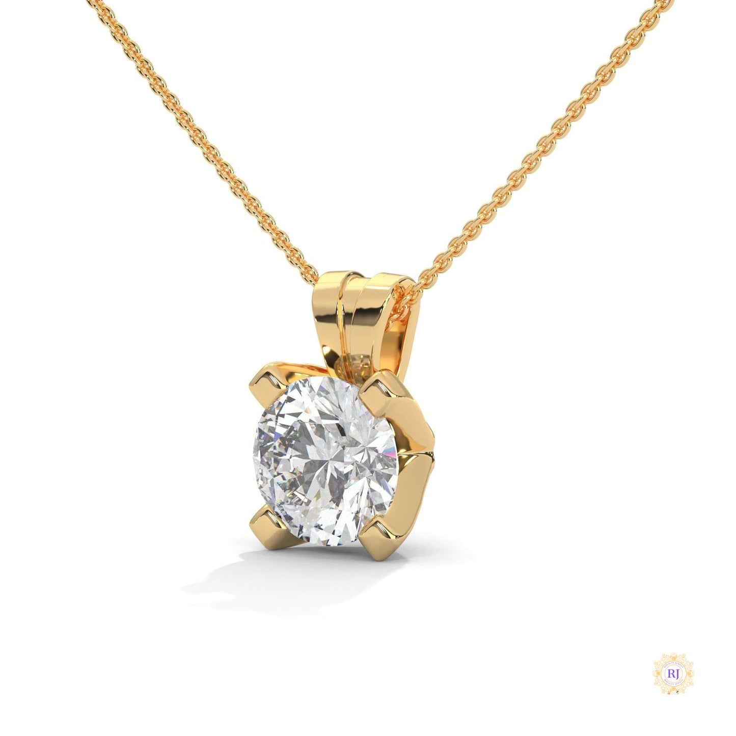 2.45 CT. Round Lab Diamond Pendant