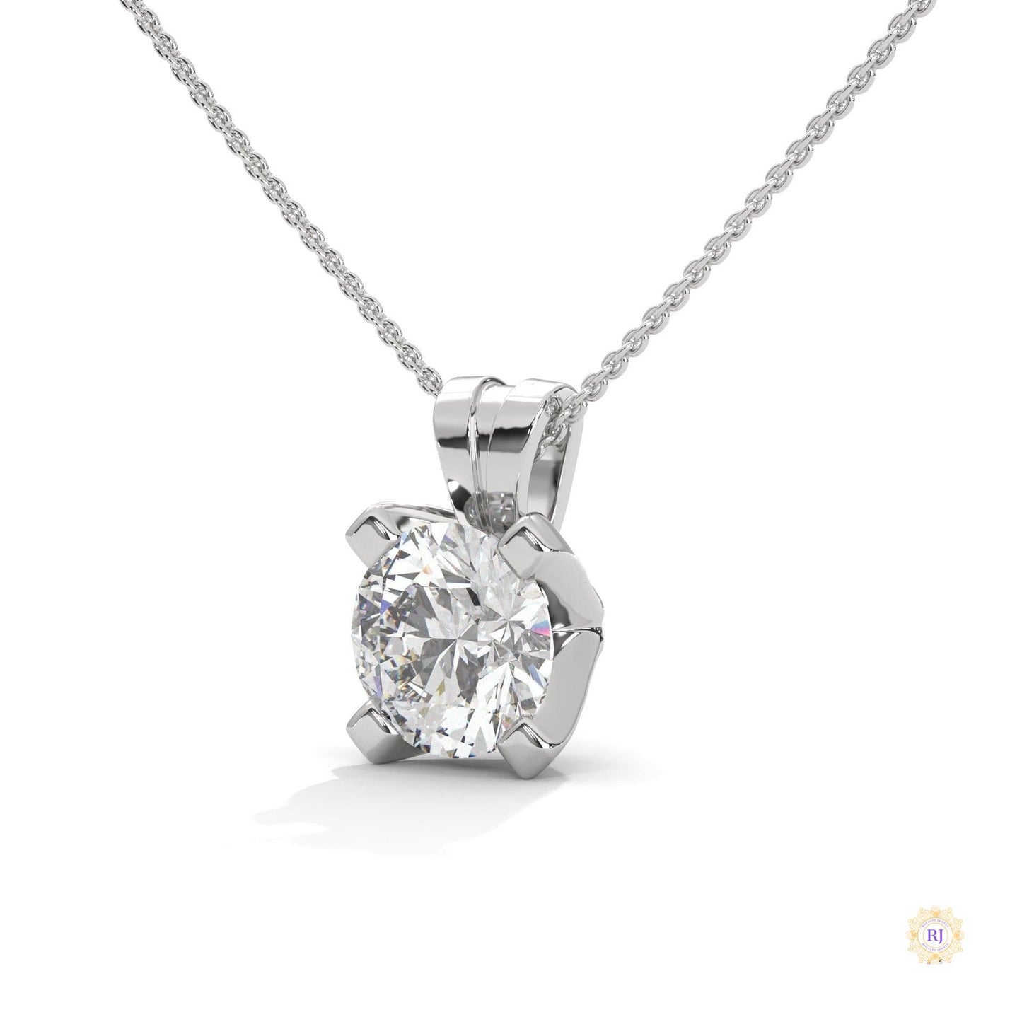 2.45 CT. Round Lab Diamond Pendant