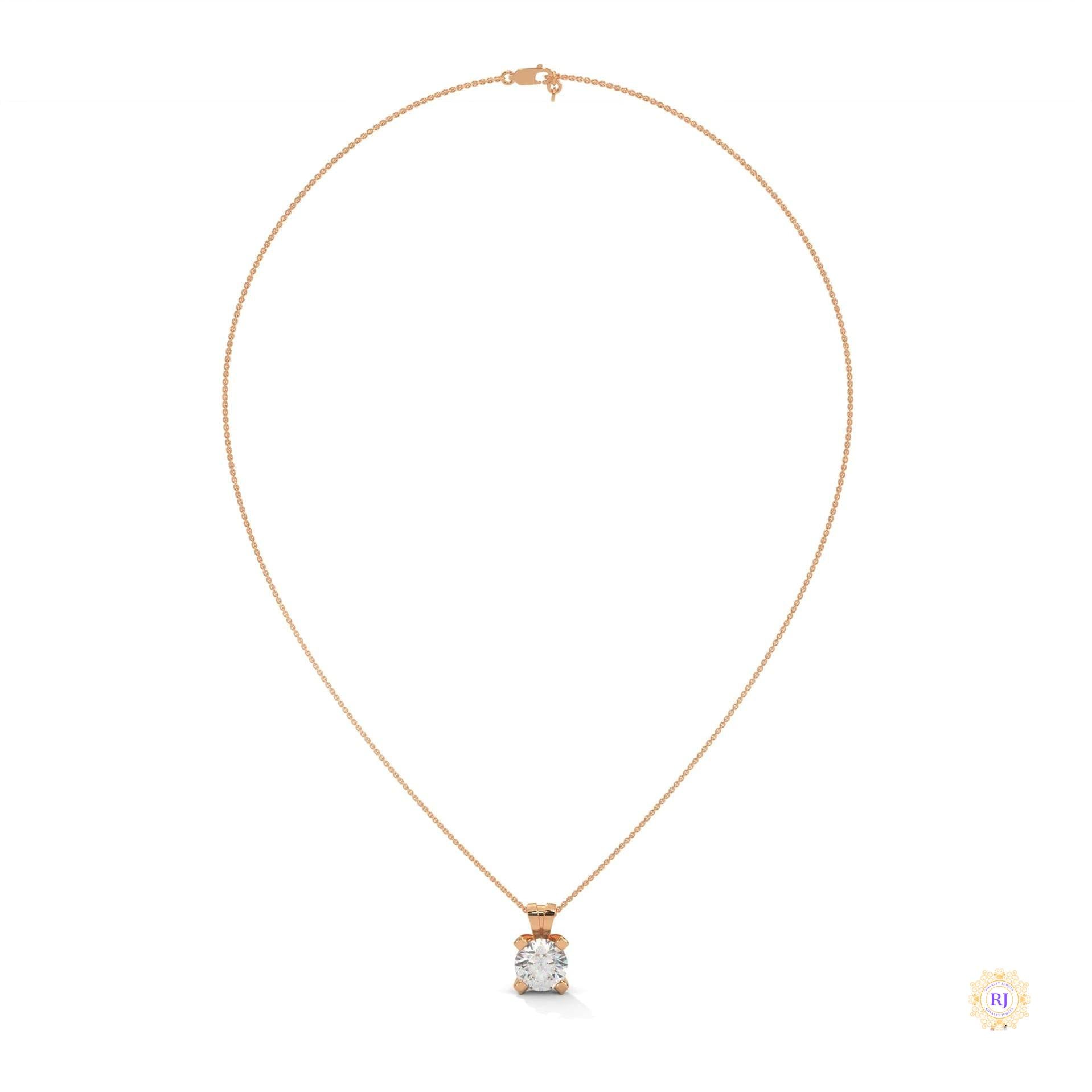 2.45 CT. Round Lab Diamond Pendant