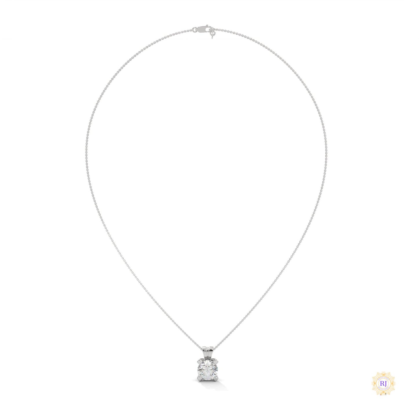 2.45 CT. Round Lab Diamond Pendant