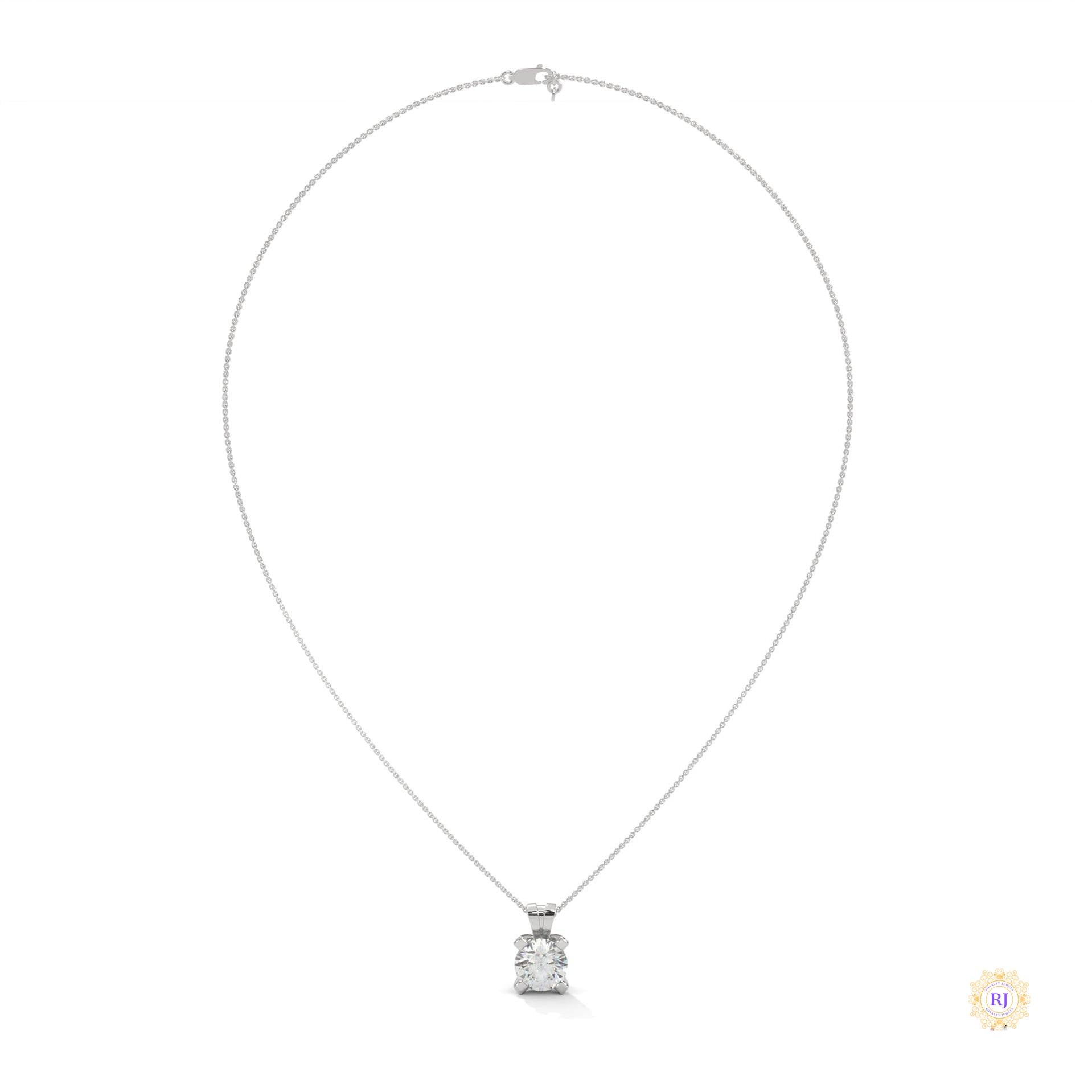 2.45 CT. Round Lab Diamond Pendant