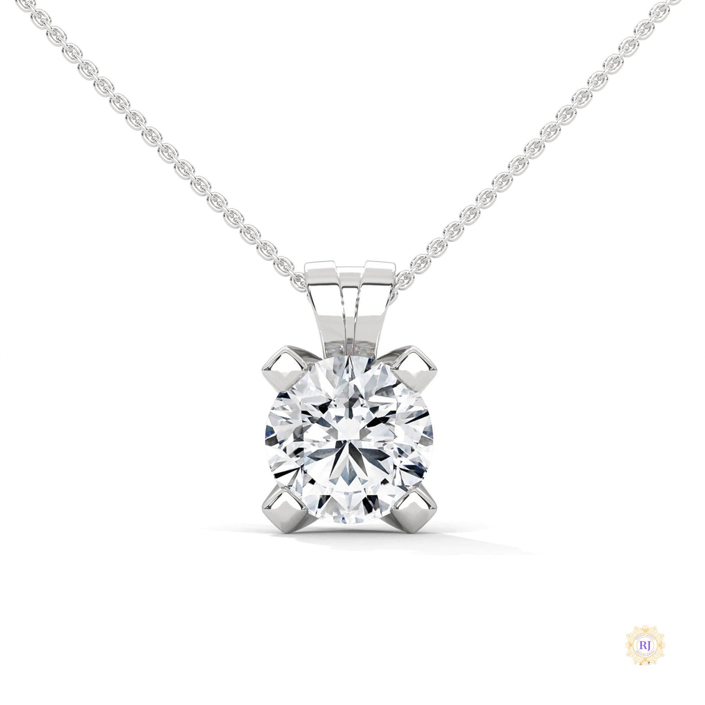 2.45 CT. Round Lab Diamond Pendant