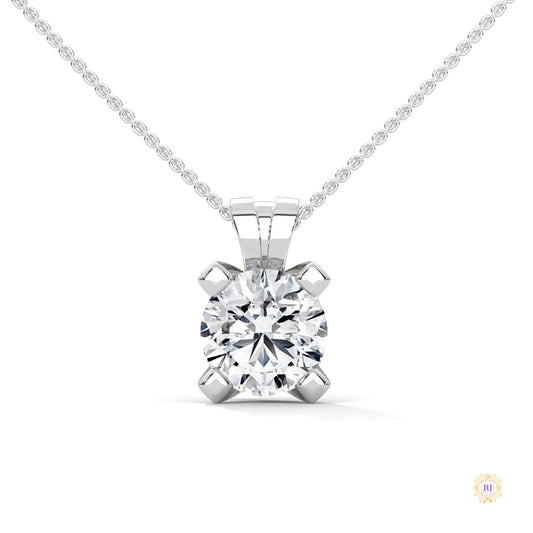 2.45 CT. Round Lab Diamond Pendant