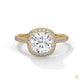 2.45 Ct. Cushion Halo Lab Diamond Ring
