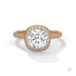 2.45 Ct. Cushion Halo Lab Diamond Ring