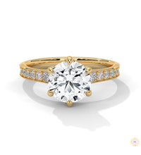 2.45 Ct. Round Lab Diamond Engagement Ring