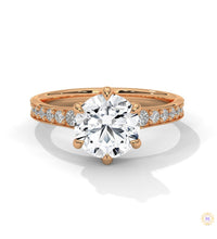 2.45 Ct. Round Lab Diamond Engagement Ring