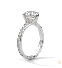 2.45 Ct. Round Lab Diamond Engagement Ring