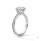 2.45 Ct. Round Lab Diamond Engagement Ring