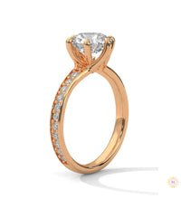2.45 Ct. Round Lab Diamond Engagement Ring