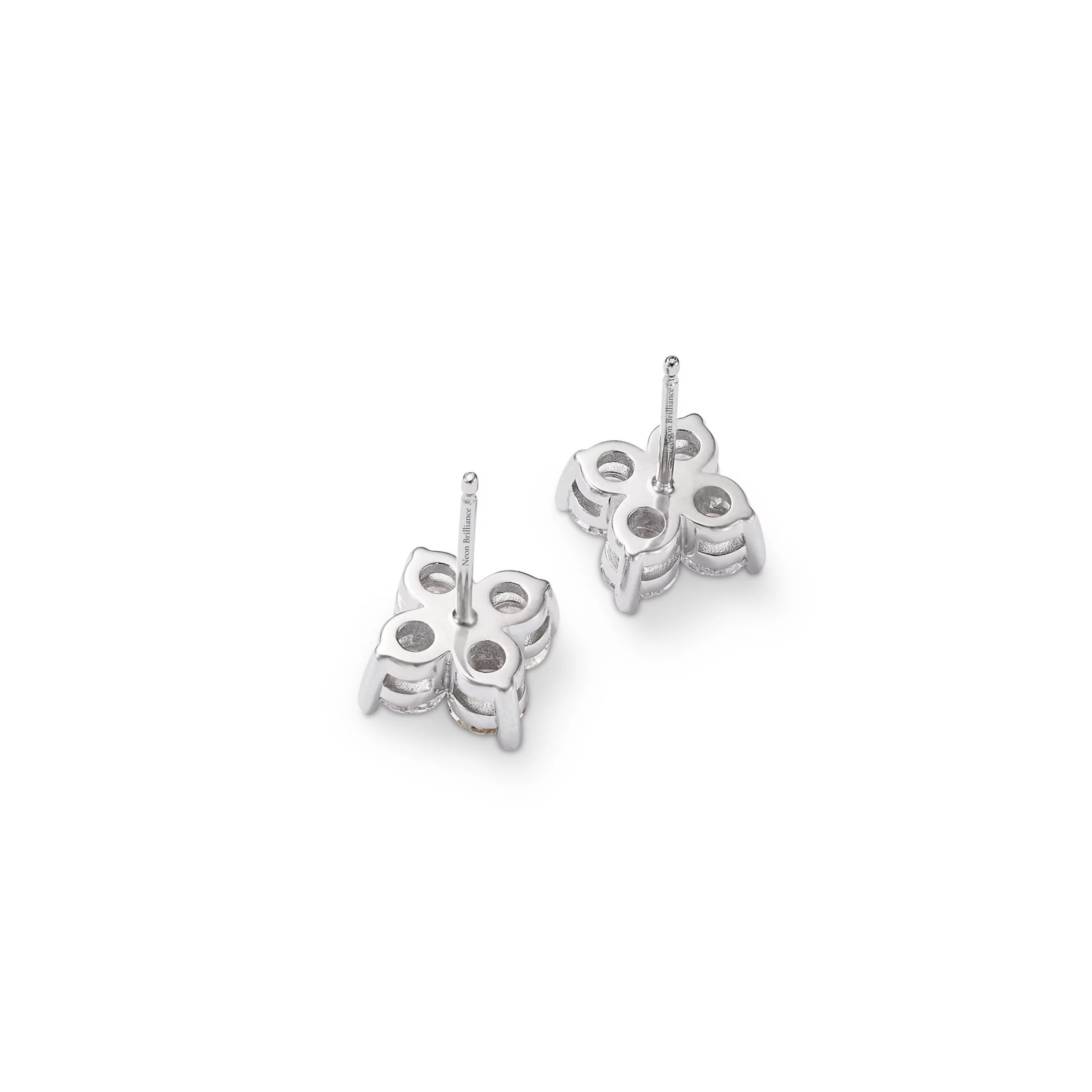 14K Gold Lab Diamond Cluster Earrings – Luxury Women's Fine Jewelry