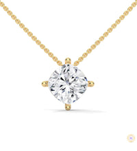 2.5 CT. Cushion Lab Diamond Pendant