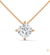2.5 CT. Cushion Lab Diamond Pendant