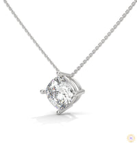 2.5 CT. Cushion Lab Diamond Pendant