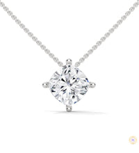 2.5 CT. Cushion Lab Diamond Pendant