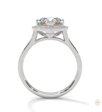 2.50 Ct. Heart Halo Diamond Engagement Ring