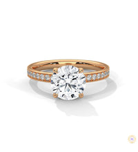 2.50 Ct. Lab Diamond Ring with Hidden Halo