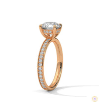 2.50 Ct. Lab Diamond Ring with Hidden Halo