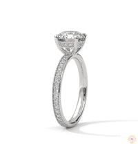2.50 Ct. Lab Diamond Ring with Hidden Halo
